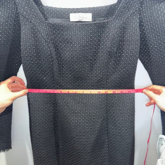 L’Academie REVOLVE The Estelle Black Tweed Mini Dress Size Small - Picture 10 of 15